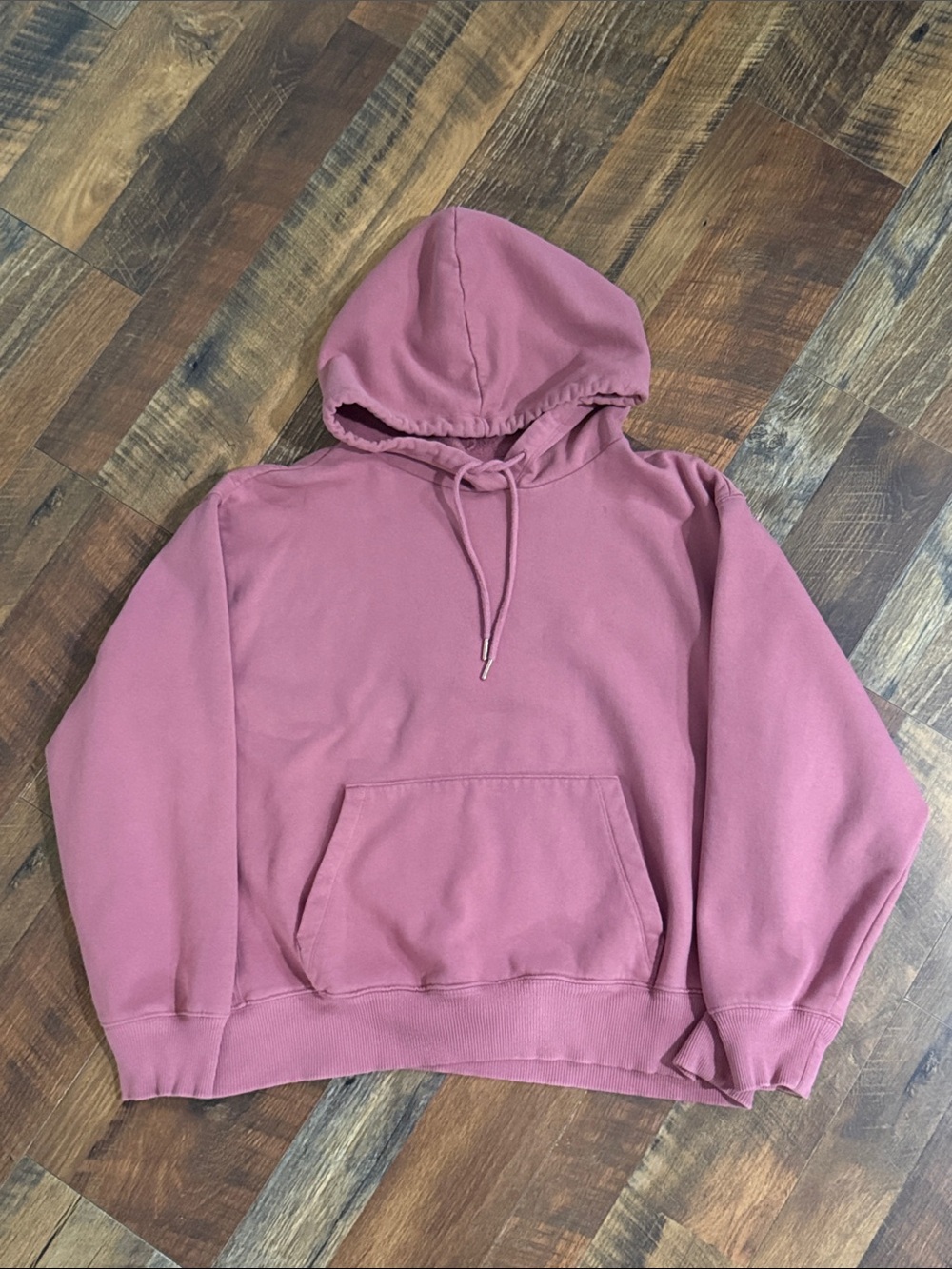 PINK Victoria’s Secret Dusty Rose Oversized Pullover Hoodie Fleece Women’s Large